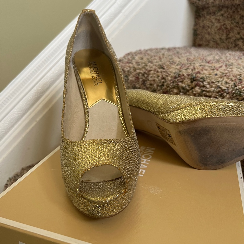 Michael Kors Peep Toe Heel